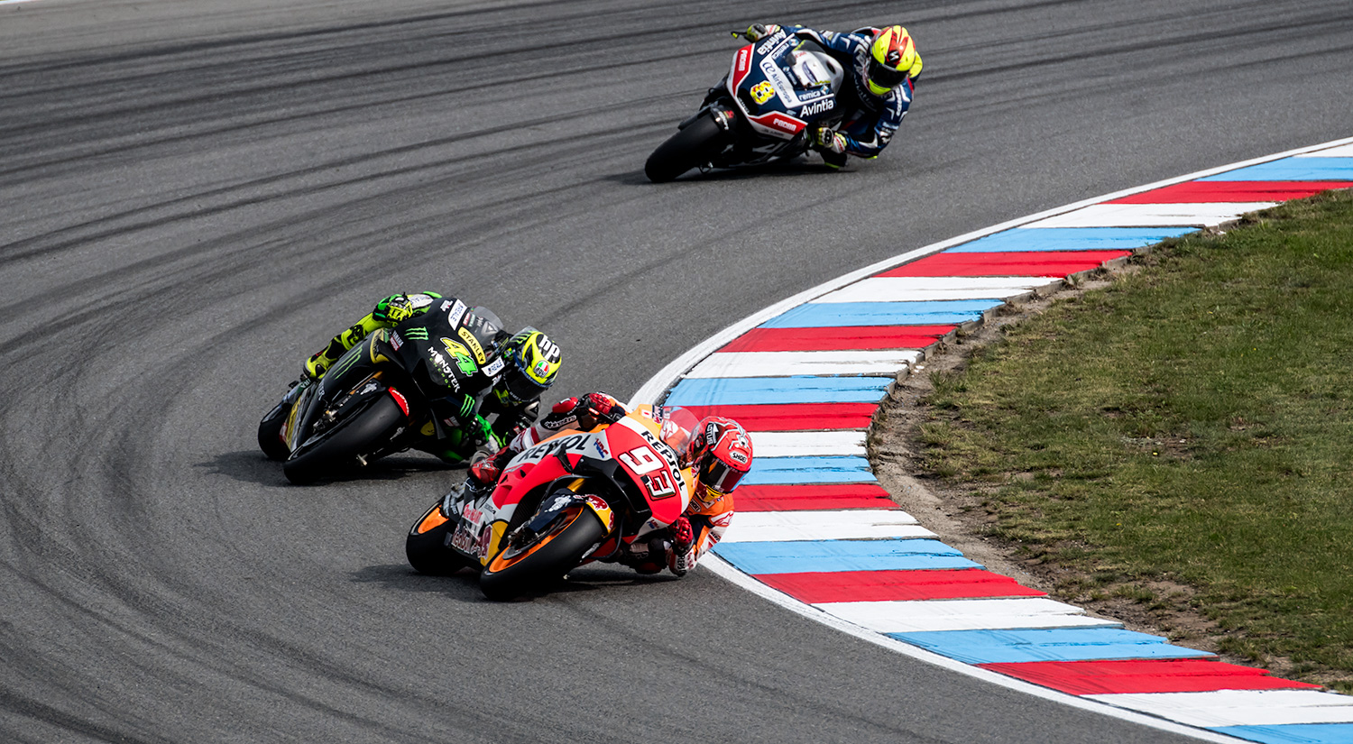 Pol Espargaró, Marc Márquez &  Héctor Barberá, Brno, Czech Rep, 2016